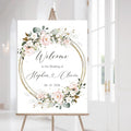 Personalized Wedding Welcome Sign, Pole Mount by CENOVACY