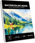 Soucolor Watercolor Paper Pad, 140lb/300gsm 40 Sheets Artist Painting Drawing by Soucolor