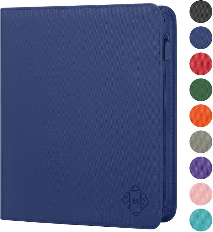 Premium Card Binder 12 Pocket for 720 Pockets Trading Card Binder, PU Zipper - Image 2