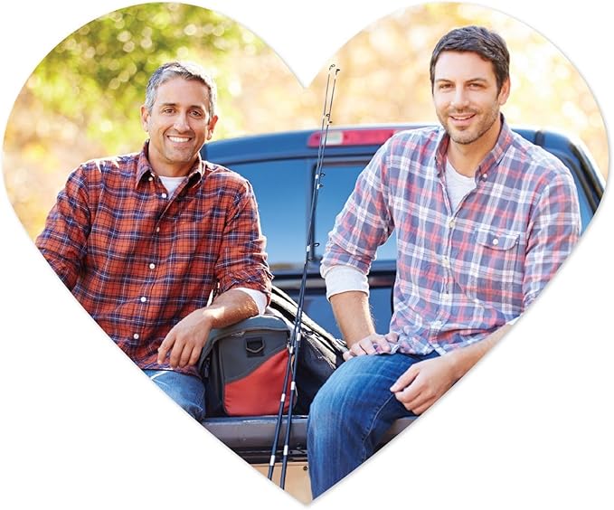 Andaz Press Bulk Photo Personalized Gift and Party Favors Collection, Heart - Image 3