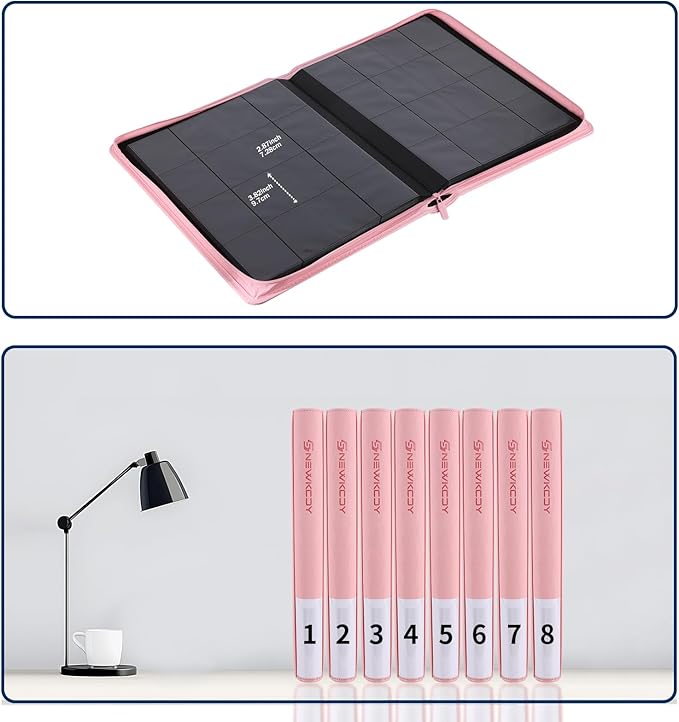 Snekdy premium 1024-pocket trading card binder, 16-pocket cards album, - Image 7