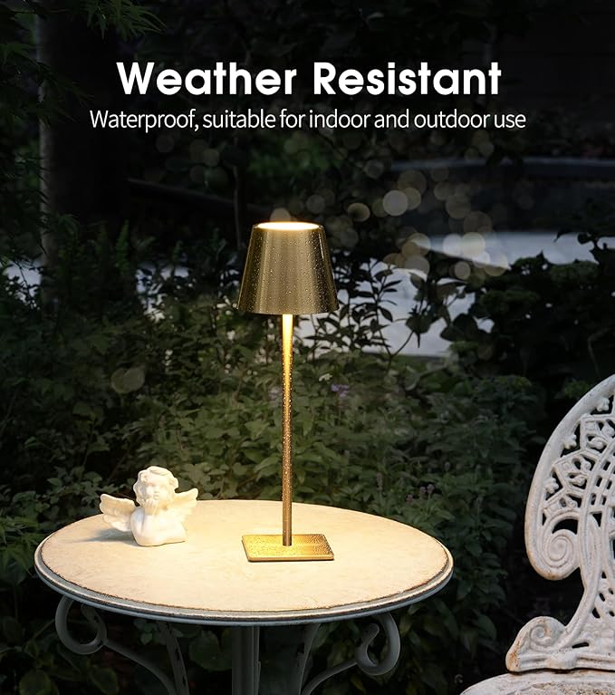UME Cordless Table Lamp, Battery Operated Lamp - Image 4