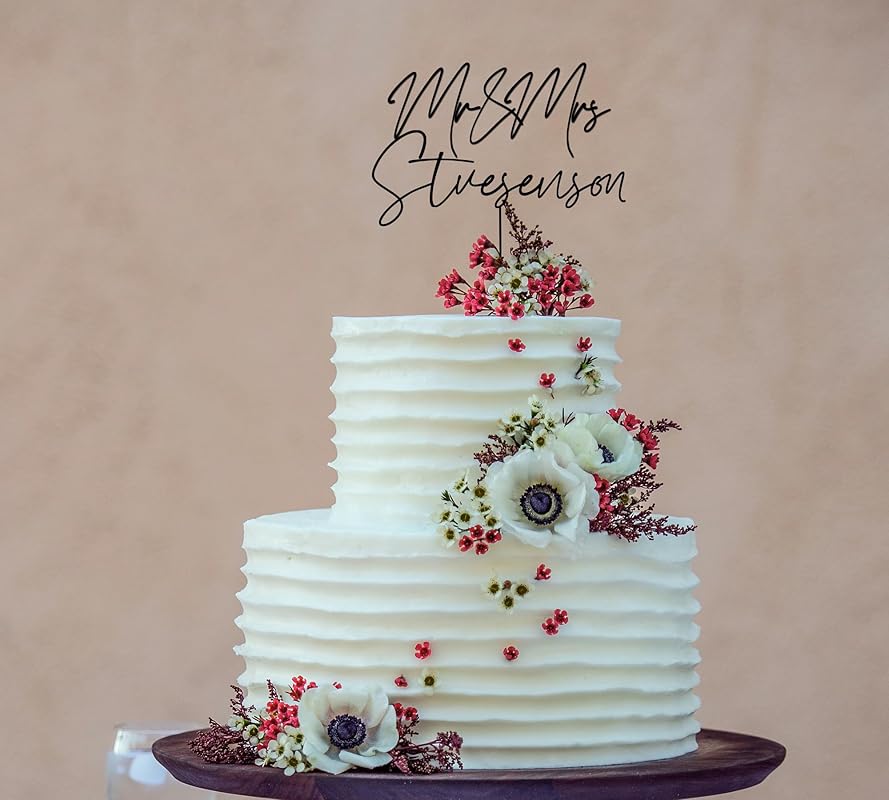 Wedding Cake Toppers, Wedding Cake Toppers Bride and Groom, Custom Cake Topper - Image 3