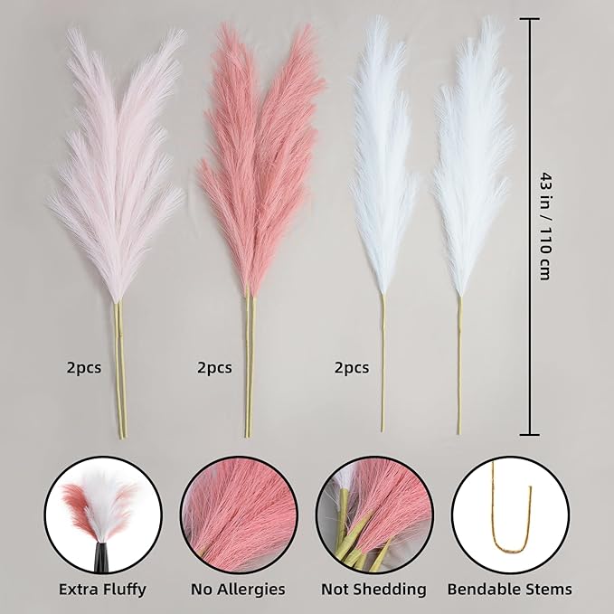Pampas Grass Decor Tall - Image 3