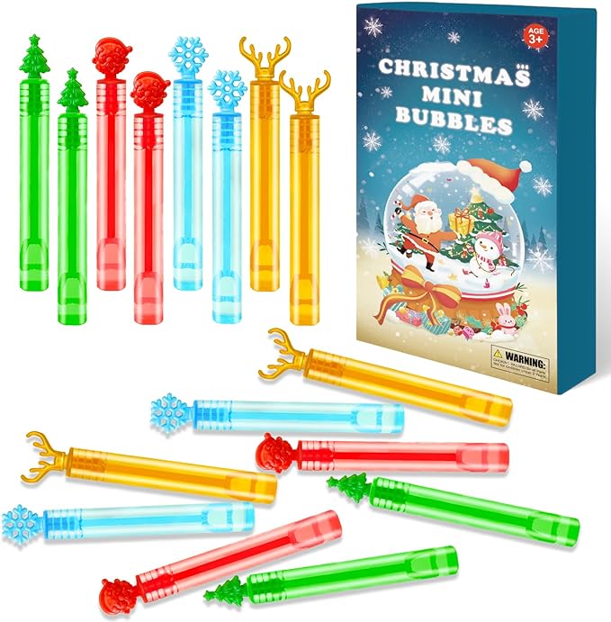 Christmas Mini Bubbles Wand Toys Gifts by Kannove