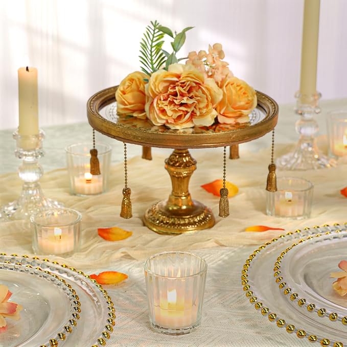 24 Pcs Ribbed Clear Votive Candle Holders – Glass Tea Light Candle Holder - Image 4