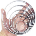 DOCZEN 6 PCS Round Cookie Cutter Set by DOCZEN%C2%AEExclusive