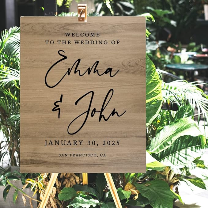 Andaz Press Large Wooden Welcome Sign - Image 4