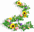 Naidiler Artificial Flower Garland, Sunflower & Rose Vines, Boho Wedding & by NaidilerBeautifyYourLife