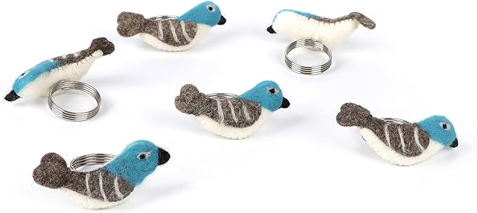 Wool Felt Napkin Ring Set of 8 - Image 9