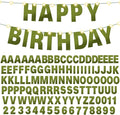 TaoBary 112 Pcs DIY Letter Kit Glitter Customizable Banner Letters Include 107 by TaoBary
