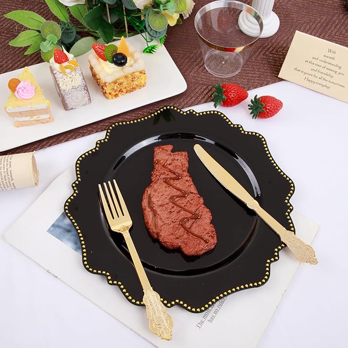 COLOSUS 175PCS Black Dinnerware set - Image 9
