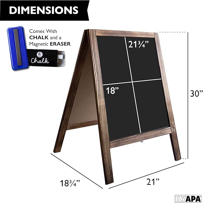 Ilyapa Wooden A-Frame Sign - Image 2