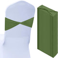 Kinlop 50 Pcs Spandex Chair Sashes Bows Chair Bands Slider Sashes by Kinlop