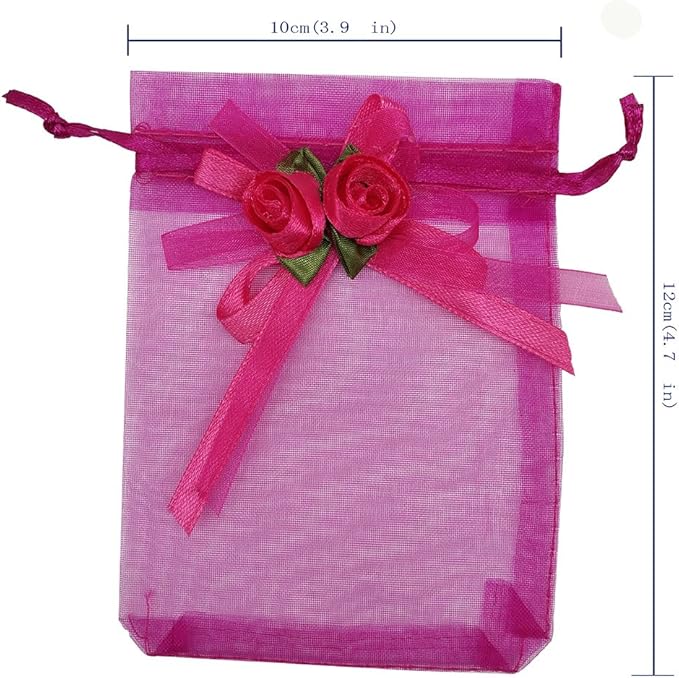 Ankirol 50pcs Sheer Organza Favor Bags - Image 6