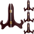 Tatuo 4 Packs Wooden Display Stand Decorative Plate Stands by Tatuo