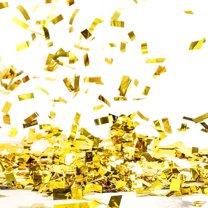 Sumind 200 Grams Gold Silver Large Metallic Confetti Rose Glitter Throwable - Image 3