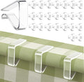24 Pcs Clear Table Cloth Holder Clips by BeautiFan