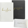 Vow Books His and Hers Wedding Vow Books Bride and Groom Vow Books Wedding by WeddingGiftsWedding