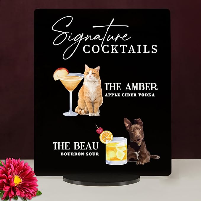 Pet Signature Drink Wedding Signs - Image 2