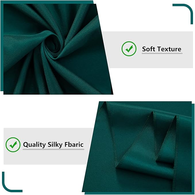 MYSKY HOME 10ft x 8ft Green Backdrop Curtains - Image 6