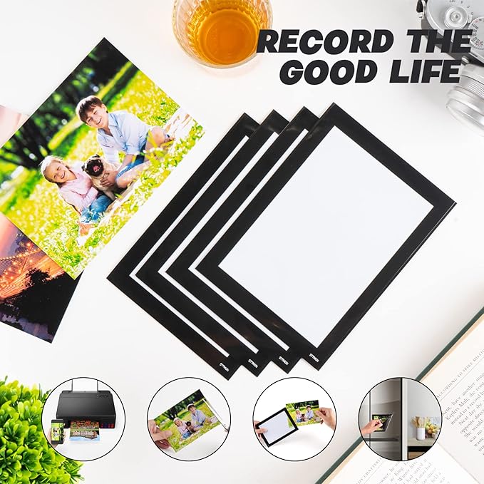 5X7 Magnetic Picture Frames for Fridge, Magnets Photo Pockets/Sleeves, Printing - Image 5
