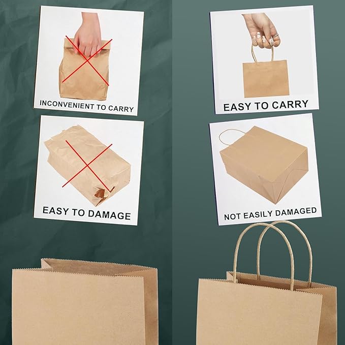 METRONIC Kraft Paper Gift Bags - Image 3