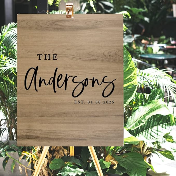 Andaz Press Large Wooden Welcome Sign - Image 4