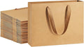 BagDream Paper Bags 10.6x3.1x8.3 25Pcs Gift Bags Heavy Duty Kraft Brown Gift by BagDream