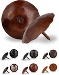10 Pack 2" Round Head Iron Clavos Decorative Nails – Sealed Rusted – Handmade by BorderlandRusticHardware