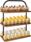 Cupcake Stand, 3 Tier Wood Cupcake Stand by Unknown
