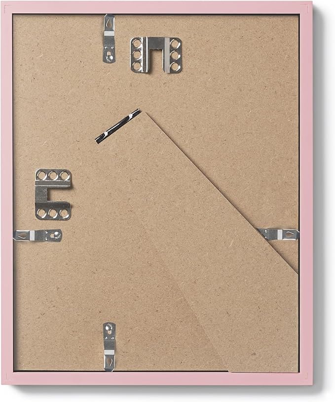 Opposite Wall - 8x10 in - Real Wood Pink Picture Frame - Lightweight, Versatile - Image 2
