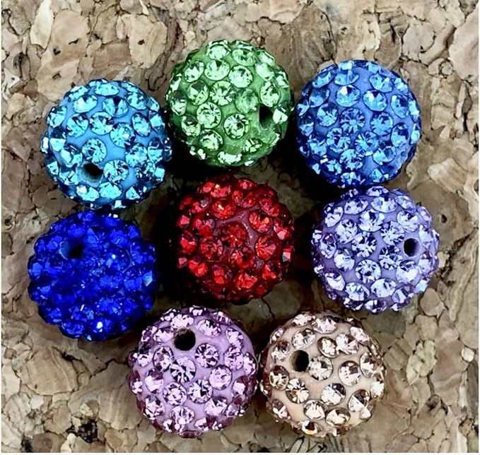 100pcs Adabele Grade A Suncatcher Crystal Rhinestone Pave Loose Beads 10mm - Image 3