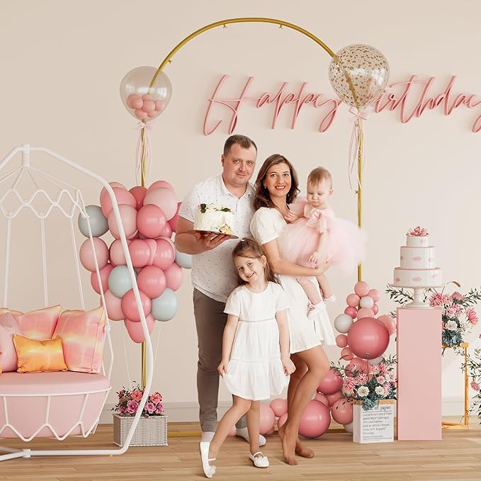Snughome 7.2FT Arch Backdrop Stand, Wedding Arch Frame Ideal - Image 6