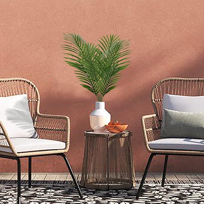 Large Artificial Palm Leaves Palm Fronds Tropical Leaves Areca Palm Branches - Image 9