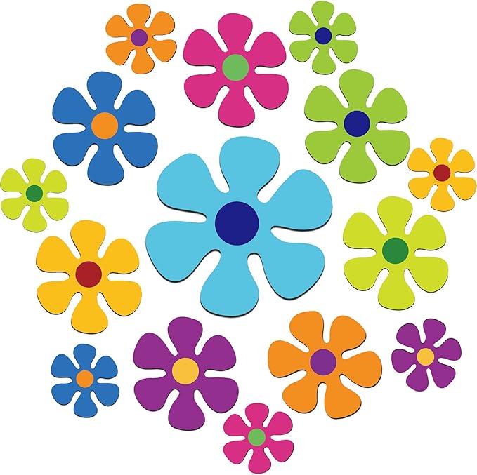 Car Flower Magnet Funny Magnetic Decals Decorations Cute Fridge Magnets 60s by Outus
