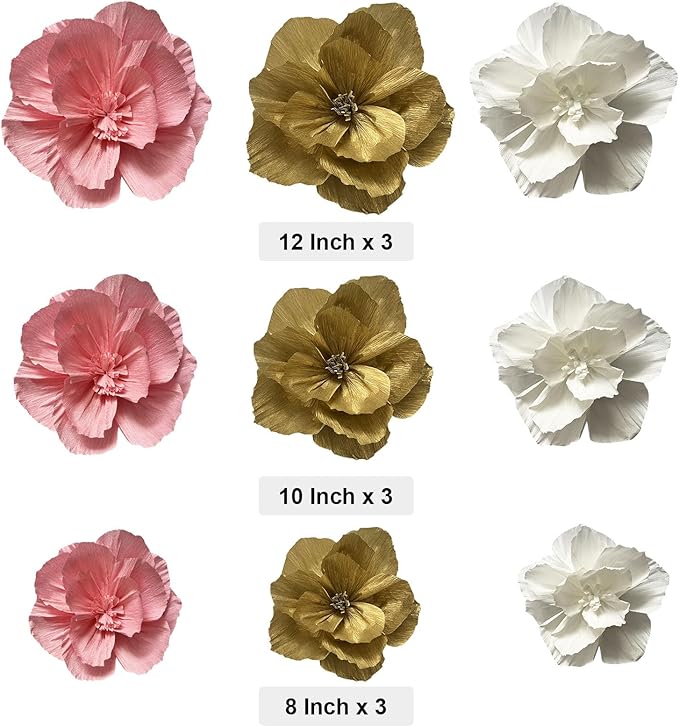 BRT Bearingshui Crepe Paper Flowers Decoration - Image 2