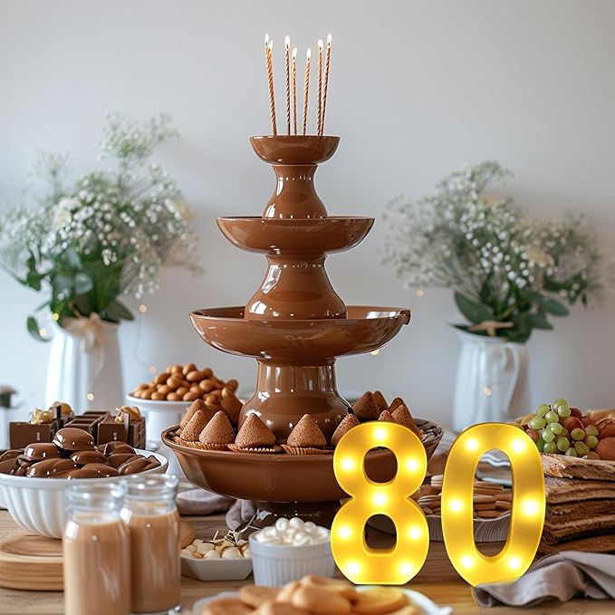 80th Birthday Decorations for Women Men, Happy 80 Birthday Decorations for - Image 4
