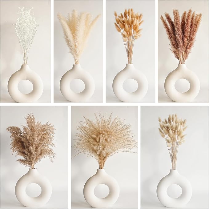 Dried Pampas Grass Decor, Reed Grass Bouquet - Image 3
