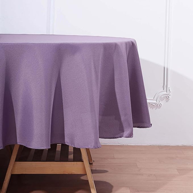 Efavormart Round Tablecloth, 90 Inch Stain & Wrinkle Resistant Washable Table - Image 8