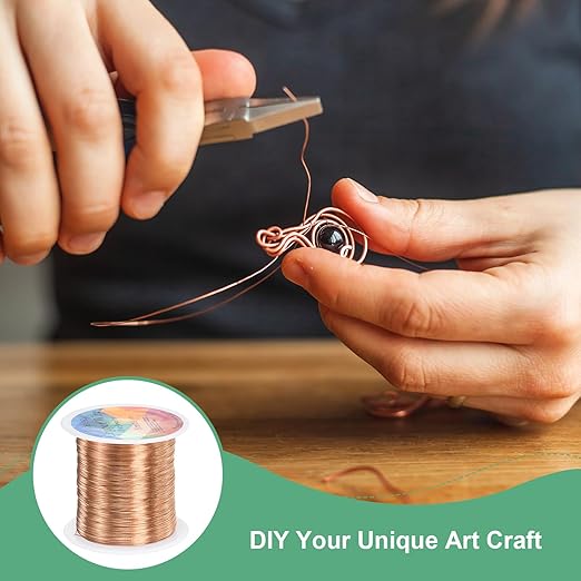 0.3mm Jewelry Wire, 28 Gauge 328FT Craft Wire Copper Beading Wire - Image 4