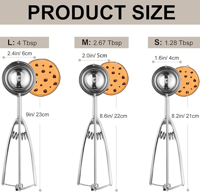 Cookie Scoop Set, Cookie Scoops - Image 2