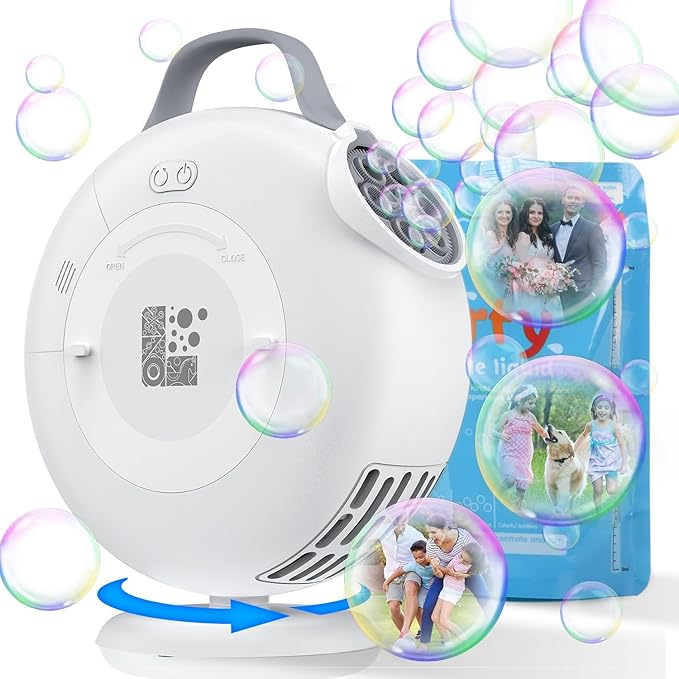 Bubble Machine, Automatic Bubble Blower by LitofeloYourBestFellow