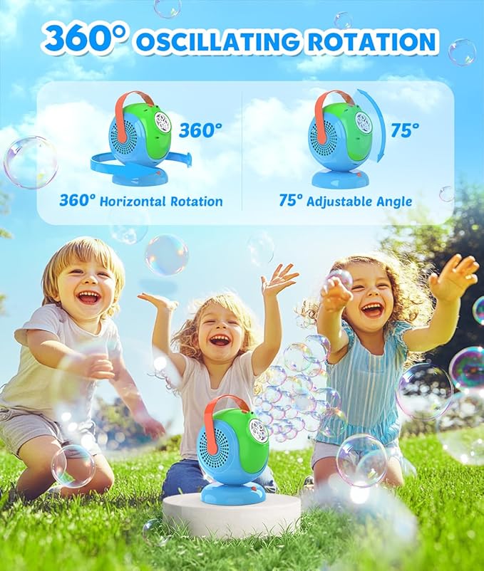 Joyfuture Bubble Machine, Automatic Bubbles Blower - Image 3