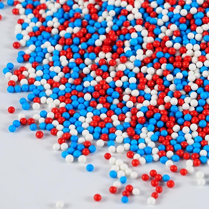 Red White & Blue Sprinkles for Baking - Image 8