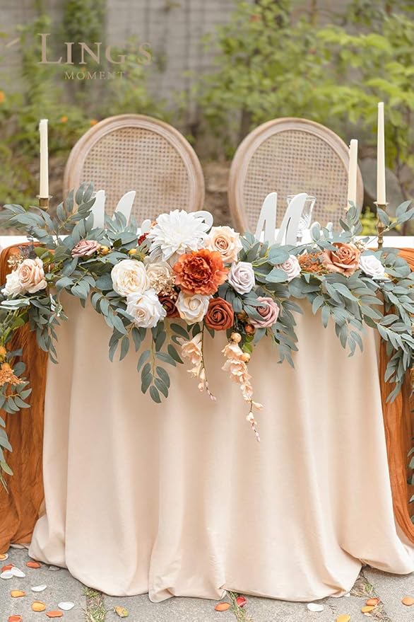 Ling's moment Fall 9FT Flower Garland - Image 6