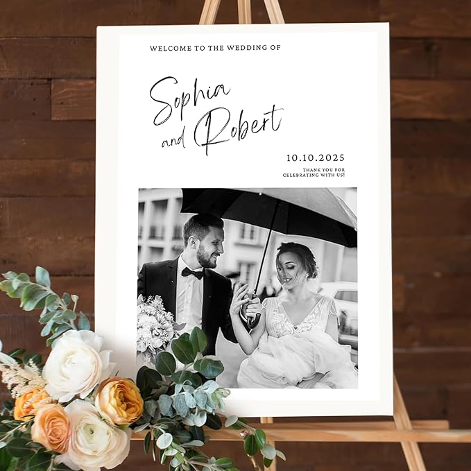 Personalized Wedding Welcome Signs - Image 3
