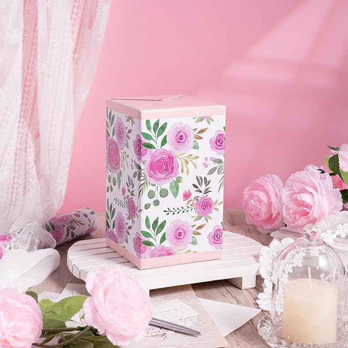 RUSPEPA Reversible Floral Wrapping Paper Roll, Mini Roll, Elegant Gift Wrap - Image 5