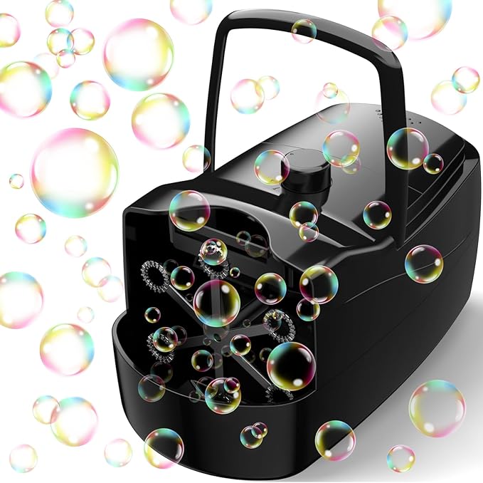 Bubble Machine, Automatic 18000+ Per Minute Big Bubbles Blower Maker by Sizonjoy