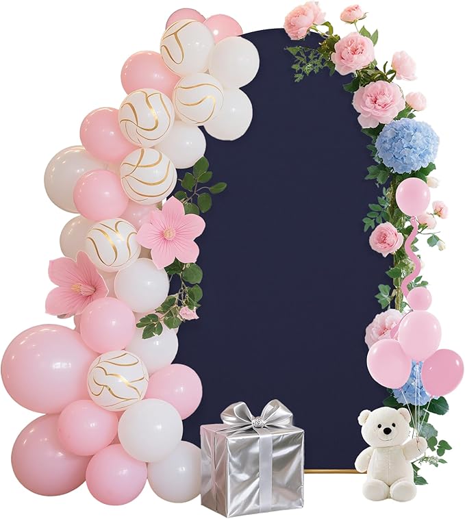 7.2FT Wedding Arch Covers Arch Backdrop Cover Arch Stand Covers Set Arch Cover by Unknown